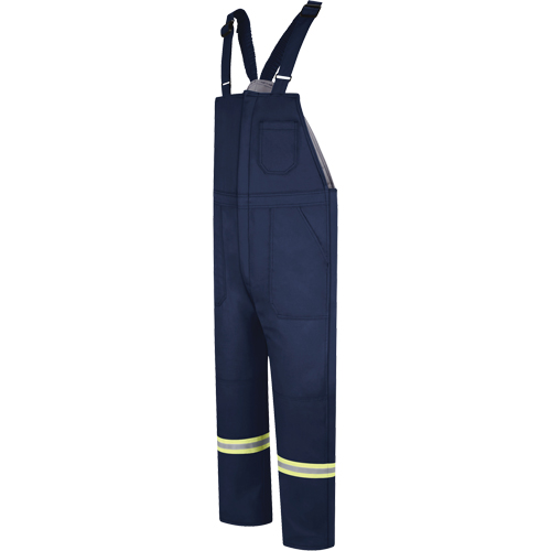 Deluxe Insulated Bib Overalls with Reflective Striping, 3X-Large, Navy Blue Northern Industrial Supply Inc.