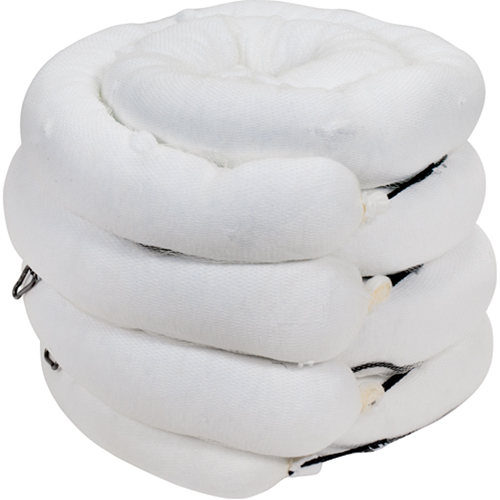 Premium Sorbent Boom, Oil Only, 10' L x 5" W, 35 Gal. Absorbancy, 4 /Pack Northern Industrial Supply Inc.