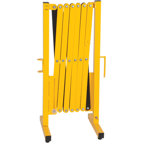 Expandable Barrier, 37" H x 11' L, Black/Yellow Northern Industrial Supply Inc.