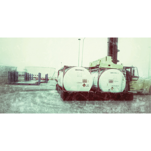 Double ISO Tank Berm, 7180 US gal. Capacity, 24' W x 20' L x 24" H, L-Bracket Northern Industrial Supply Inc.