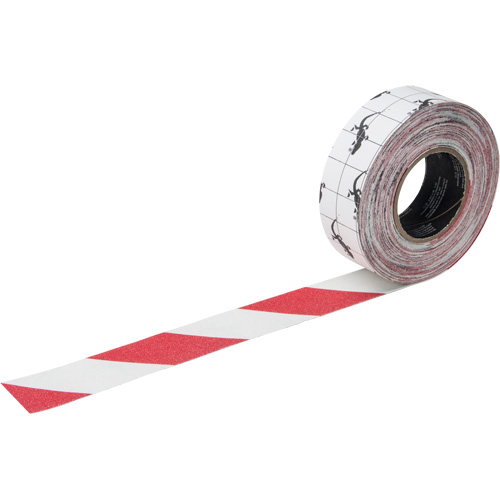Premium Anti-Skid Tape, 2" x 60', Red & White Northern Industrial Supply Inc.