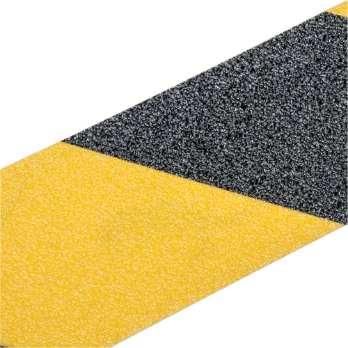 Ruban antid&eacute;rapant de premi&egrave;re qualit&eacute;, 2" x 60', Noir & jaune Northern Industrial Supply Inc.