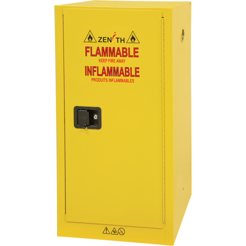 Armoire pour produits inflammables, 16 gal., 1 Porte(s), 23" La x 44" h x 18" p Northern Industrial Supply Inc.
