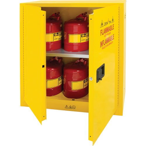 Armoire pour produits inflammables, 30 gal., 2 Porte(s), 43" La x 44" h x 18" p Northern Industrial Supply Inc.
