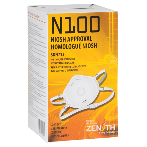 Respirateur contre les particules, N100, Certifi&eacute; NIOSH, Moyen/grand Northern Industrial Supply Inc.