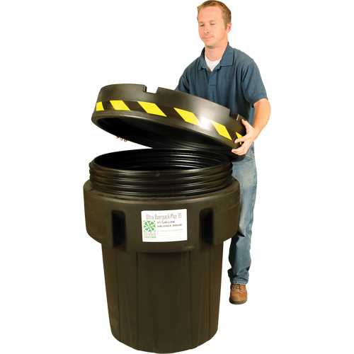 Baril de r&eacute;cup&eacute;ration Ultra-Recycled Overpack, 95 gal., Stationnaire Northern Industrial Supply Inc.