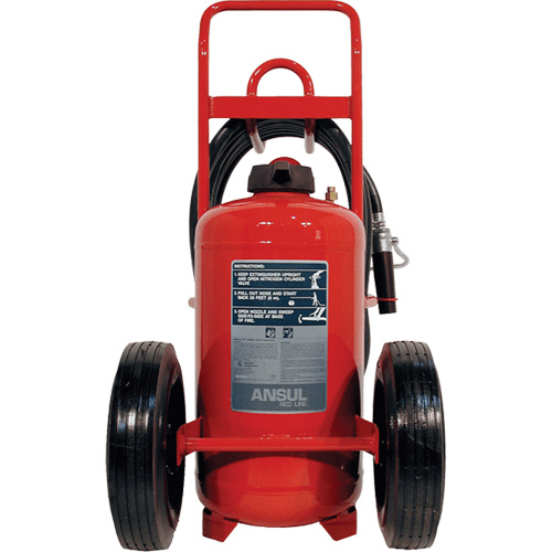 Extincteurs Red Line sur roues, BC, Capacit&eacute; 125 lb Northern Industrial Supply Inc.
