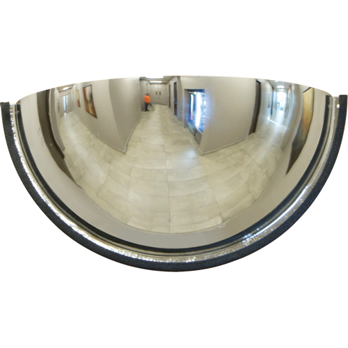 Miroir en d&ocirc;me 180°, Demi-d&ocirc;me, Dessus ferm&eacute;, Diam&egrave;tre 18" Northern Industrial Supply Inc.