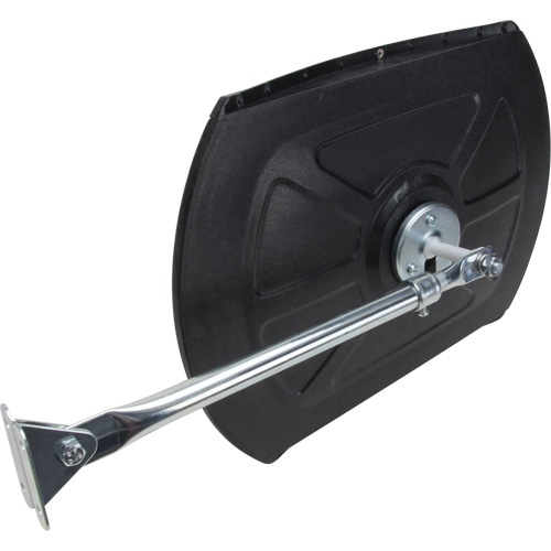 Roundtangular Convex Mirror with Telescopic Arm, 12" H x 18" W, Indoor/Outdoor Northern Industrial Supply Inc.