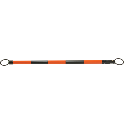 Barre pour c&ocirc;ne de circulation r&eacute;tractable, Longueur d&eacute;ploy&eacute;e de 7' 5'', Noir/Orange Northern Industrial Supply Inc.