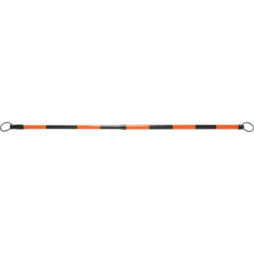 Barre pour c&ocirc;ne de circulation r&eacute;tractable, Longueur d&eacute;ploy&eacute;e de 7' 5'', Noir/Orange Northern Industrial Supply Inc.