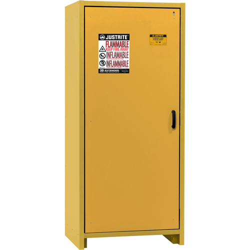 Armoire d'entreposage 30 minutes s&eacute;curitaire et conforme &agrave; la norme EN, 30 gal., 1 Porte(s), 34,02" La x 76,65" h x 24,21" p Northern Industrial Supply Inc.
