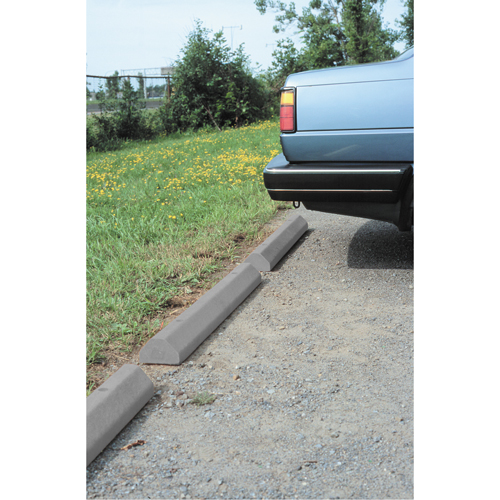 Car Stops, Plastic, 6' L, Grey Northern Industrial Supply Inc.