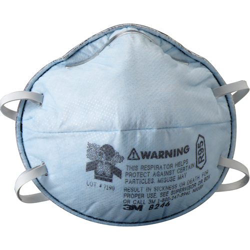 Respirateurs contre les particules 8246, R95, Certifi&eacute; NIOSH Northern Industrial Supply Inc.