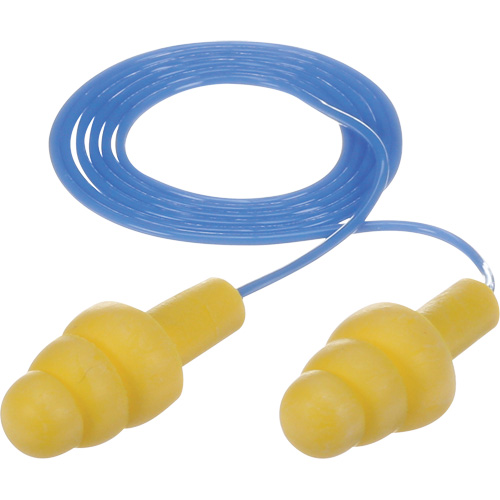 Bouchons d'oreilles pr&eacute;moul&eacute;s E-A-R Ultrafit, Avec cordon, Vrac - Sac en poly, 25 dB NRR, Taille unique Northern Industrial Supply Inc.