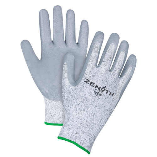 Gants &eacute;lastiques sans coutures r&eacute;sistants &agrave; la coupe, Taille Moyen/8, Calibre 13, Rev&ecirc;tement Nitrile, Enveloppe en PEHP, ANSI/ISEA 105 niveau 2/EN 388 niveau 3 Northern Industrial Supply Inc.