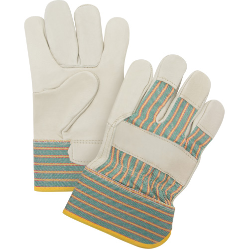 Gants pour ajusteur r&eacute;sistant &agrave; l'abrasion, Moyen, Paume en Cuir fleur de vache Northern Industrial Supply Inc.