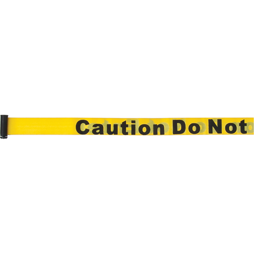Cartouches de ruban pour assembler vos propre barri&egrave;res de contr&ocirc;le des foules, Caution Do Not Enter, 7', Ruban Jaune Northern Industrial Supply Inc.