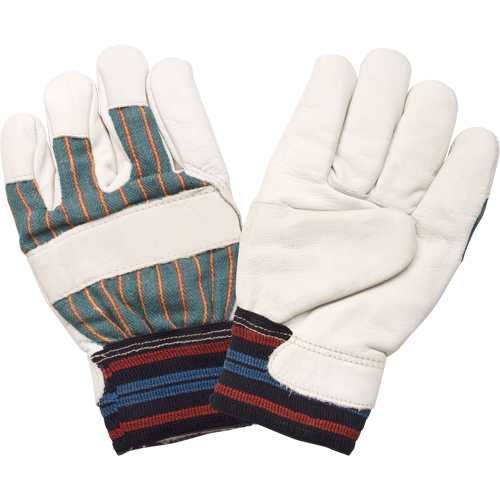 Gant pour le travail doubl&eacute;s pour l'hiver r&eacute;sistant &agrave; l'abrasion, Moyen, Paume en Cuir fleur de vache, Doublure en Molleton de coton Northern Industrial Supply Inc.