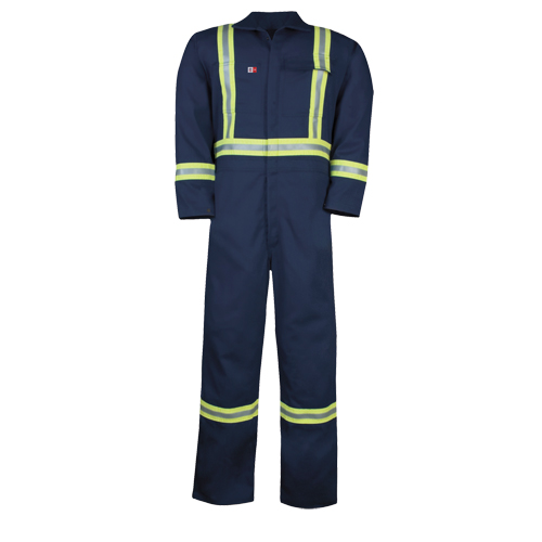 Westex UltraSoft&reg; Unlined Coveralls, Size 34/36, Navy Blue, 12.4 cal/cm2 Northern Industrial Supply Inc.