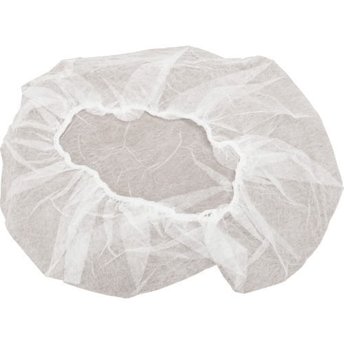 Bonnets bouffants non tiss&eacute;s, Polypropyl&egrave;ne, 18", Blanc Northern Industrial Supply Inc.