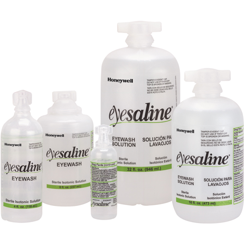 Bouteilles de solution saline pour douche oculaire, Bouteille Plein, 4 oz Northern Industrial Supply Inc.