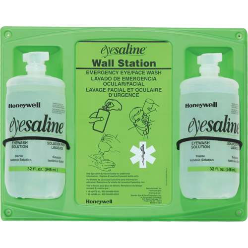 Saline Eyewash Wall Station, Double Northern Industrial Supply Inc.