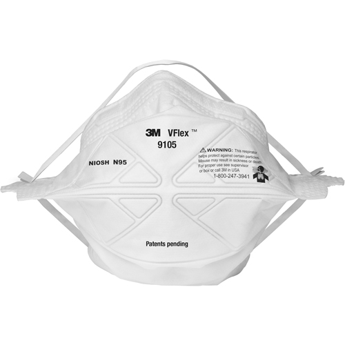 9105S VFlex Particulate Respirators, N95, NIOSH Certified, Small Northern Industrial Supply Inc.