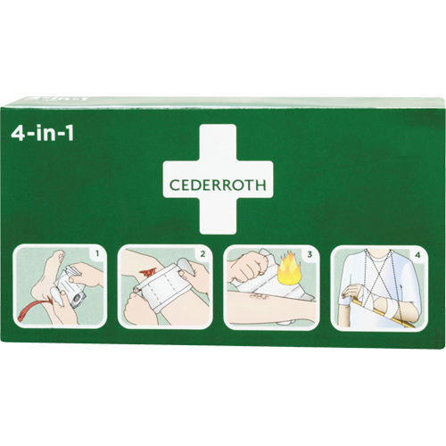 Coagulant 4-dans-1 cederroth, 9" lo x 5-1/2" la Northern Industrial Supply Inc.
