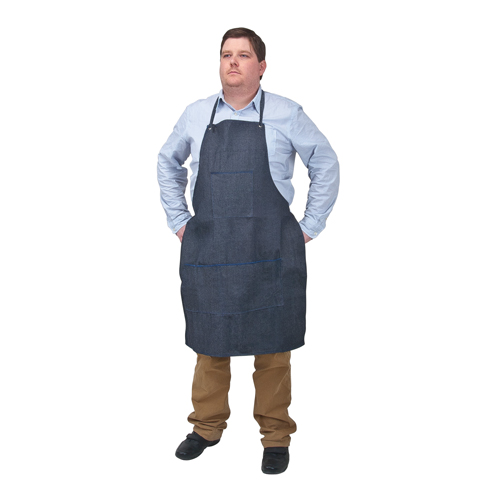 Apron, Cotton, 38" L x 28" W, Blue Northern Industrial Supply Inc.