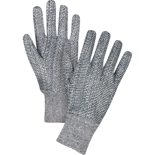 Gants de jersey, Grand, Poivre et sel, Non doubl&eacute;, Poignet en tricot Northern Industrial Supply Inc.