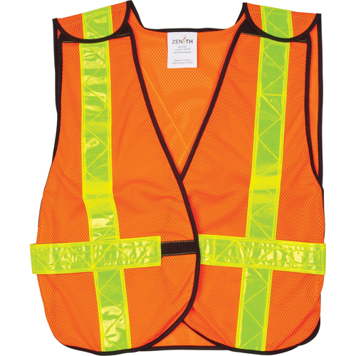 Veste de s&eacute;curit&eacute; d'usage standard, Orange haute visibilit&eacute;, 2T-Grand, Polyester Northern Industrial Supply Inc.