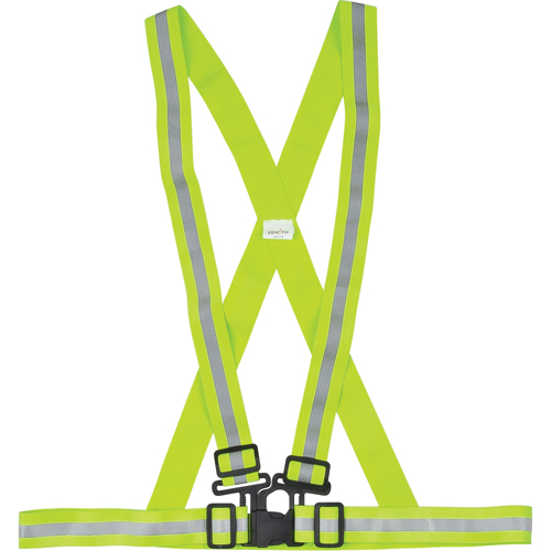 Standard-Duty Safety Harness, High Visibility Lime-Yellow, Silver Reflective Colour, Medium Northern Industrial Supply Inc.