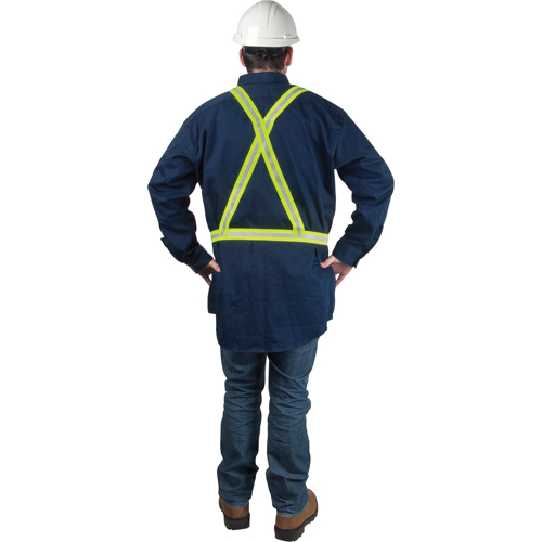Standard-Duty Safety Harness, High Visibility Lime-Yellow, Silver Reflective Colour, Medium Northern Industrial Supply Inc.