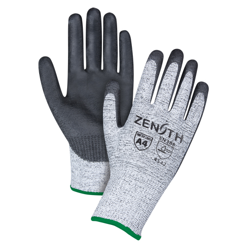 Seamless Stretch Cut-Resistant Gloves, Size Medium/8, 13 Gauge, Polyurethane Coated, HPPE Shell, ANSI/ISEA 105 Level 4/EN 388 Level 5 Northern Industrial Supply Inc.