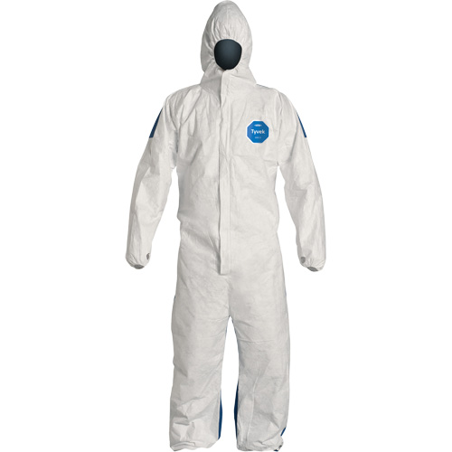 Hooded Coveralls, X-Large, Blue/White, Tyvek&reg; 400 D Northern Industrial Supply Inc.