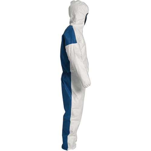 Hooded Coveralls, X-Large, Blue/White, Tyvek&reg; 400 D Northern Industrial Supply Inc.
