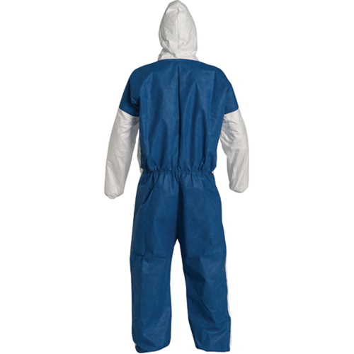 Hooded Coveralls, X-Large, Blue/White, Tyvek&reg; 400 D Northern Industrial Supply Inc.