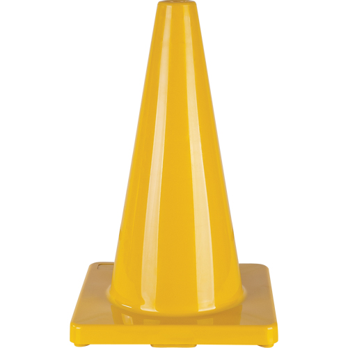 C&ocirc;ne de couleur pour la signalisation, 18", Jaune Northern Industrial Supply Inc.