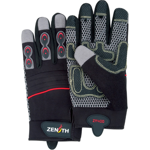 ZM400 Premium Mechanic's Gloves, Synthetic Palm, Size Medium Northern Industrial Supply Inc.