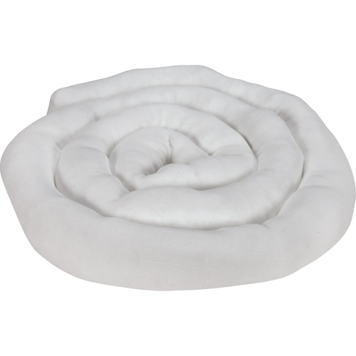 Remblais tubulaire absorbant, Huile seulement, Absorption 45 gal., 3" la x 10' lo, Pqt de 10 Northern Industrial Supply Inc.