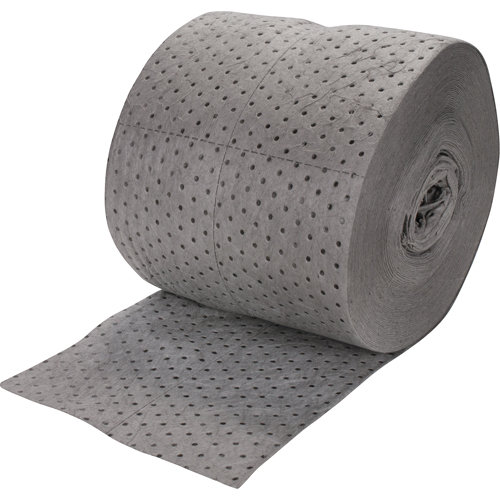 Premium Bonded Sorbent Rolls, Heavyweight, 150' L x 15" W, 25 gal. Absorbancy Northern Industrial Supply Inc.