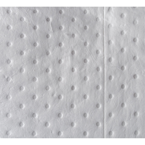 Feuilles absorbantes li&eacute;es de premi&egrave;re qualit&eacute;, Huile seulement, 15" x 17", 8 gal. d'absorption Northern Industrial Supply Inc.