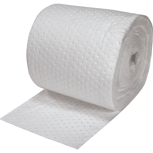 Premium Fine Fiber Sorbent Rolls, Heavyweight, 150' L x 15" W, 25 gal. Absorbancy Northern Industrial Supply Inc.