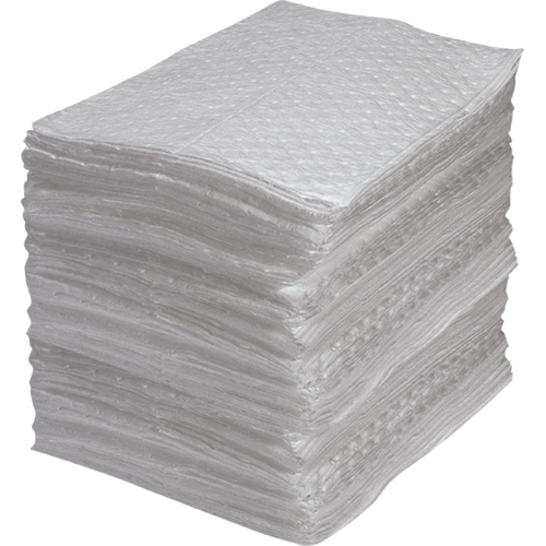 Industrial-Grade Fine Fibre Sorbent Pads, Oil Only, 15" x 17", 40 gal. Absorbancy Northern Industrial Supply Inc.