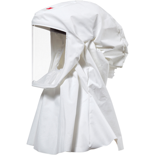 Cagoule Versaflo de haute durabilit&eacute; avec coiffe int&eacute;gr&eacute;e, Grand/Moyen, Coiffe souple, Bavette Simple Northern Industrial Supply Inc.