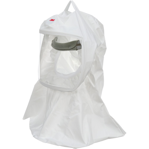 Cagoule Versaflo de haute durabilit&eacute; avec coiffe int&eacute;gr&eacute;e, Grand/Moyen, Coiffe souple, Bavette Simple Northern Industrial Supply Inc.