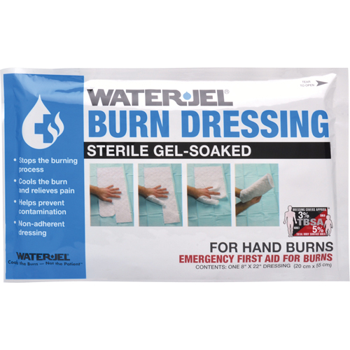 Water Jel&reg; Burn Dressings, 8" x 22", Class 2 Northern Industrial Supply Inc.