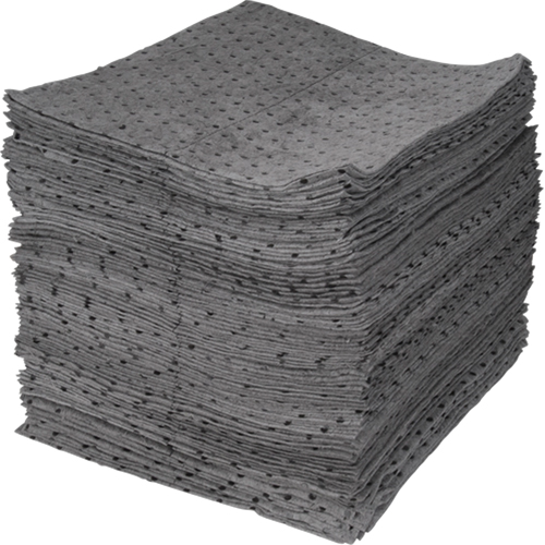 Feuilles absorbantes li&eacute;es de premi&egrave;re qualit&eacute;, Universel, 15" x 17", 30 gal. d'absorption Northern Industrial Supply Inc.