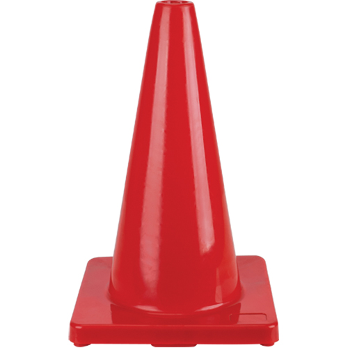 C&ocirc;ne de couleur pour la signalisation, 18", Rouge Northern Industrial Supply Inc.